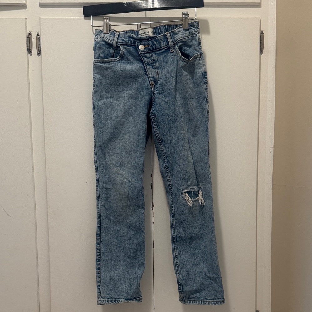 Abercrombie Kids Blue Distressed Jeans
